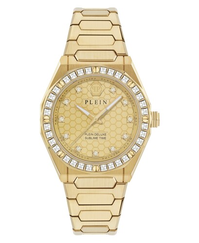 Philipp Plein Damen Uhr Analog Quarz PLEIN DELUXE LADY PWVGA0426 Edelstahl