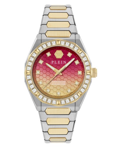 Philipp Plein Damen Uhr Analog Quarz PLEIN DELUXE LADY PWVGA0626 Edelstahl