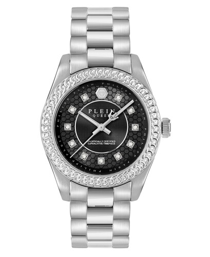 Philipp Plein Damen Uhr Analog Quarz QUEEN SUPREME PW7FA0126 Edelstahl
