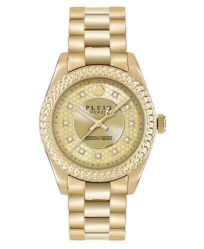 Philipp Plein Damen Uhr Analog Quarz QUEEN SUPREME PW7FA0526 Edelstahl