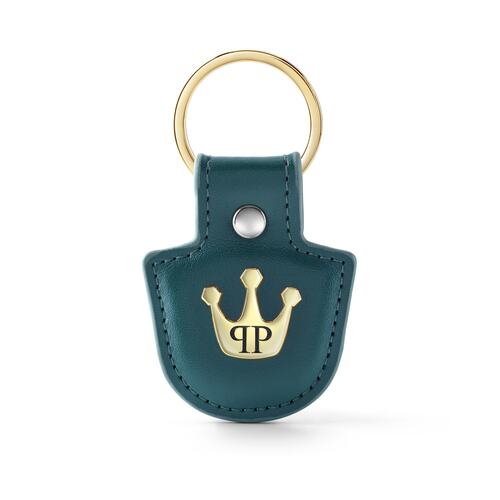 Philipp Plein Schl�sselanh�nger Edelstahl gold Leder gr�n PPGW325