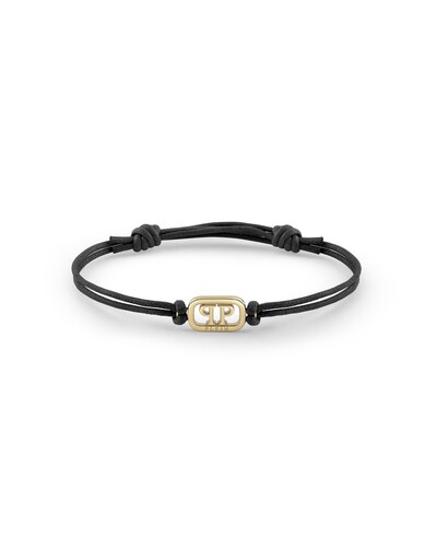 Philipp Plein Unisex Armband Textil Edelstahl gold PLEIN LETTERING PJ1AA31BU