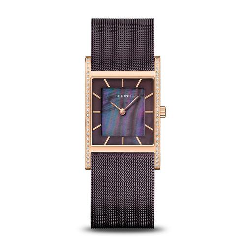 Bering Damen Uhr Armbanduhr Classic - 10426-262-S Meshband