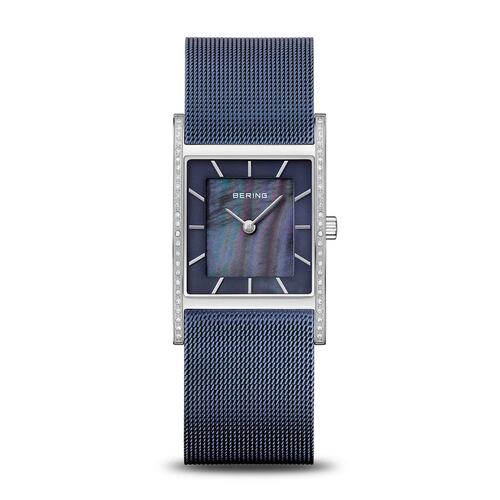 Bering Damen Uhr Armbanduhr Classic - 10426-397-S Meshband