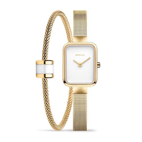 Bering Damen Uhr Armbanduhr Classic - 14520-334-GWP SET