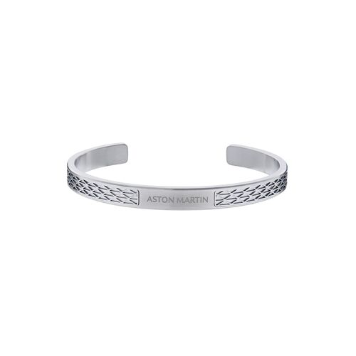 ASTON MARTIN Herren Armband Armreif Edelstahl silber AML ICON MJIGS6BL0