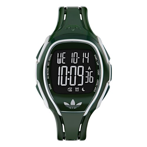 Adidas Unisex Uhr DIGITAL Athletics One Kunststoff gr�n AOFH26025