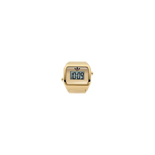 Adidas Damen Ring Uhr DIGITAL TWO RING Edelstahl gold AOST26036