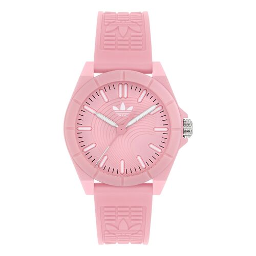 Adidas Unisex Uhr PROJECT FOUR Kunststoff rosa AOST26039