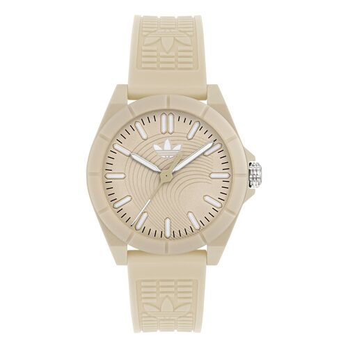 Adidas Unisex Uhr PROJECT FOUR Kunststoff beige AOST26040