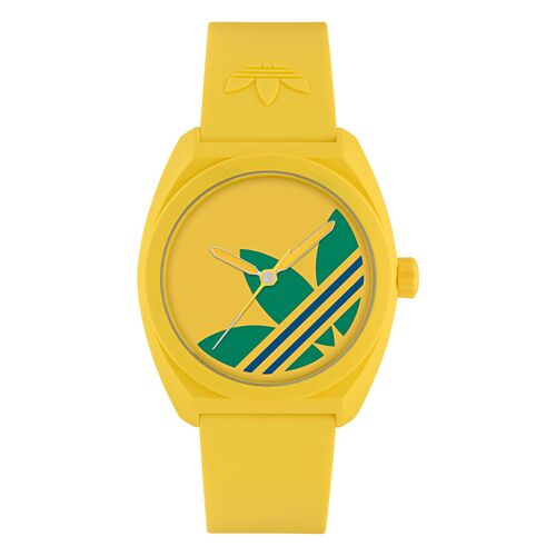 Adidas Unisex Uhr PROJECT THREE Keramik gelb AOST26045