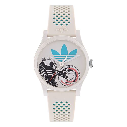 Adidas Unisex Uhr GAME THREE Silikon wei� AOSY26013