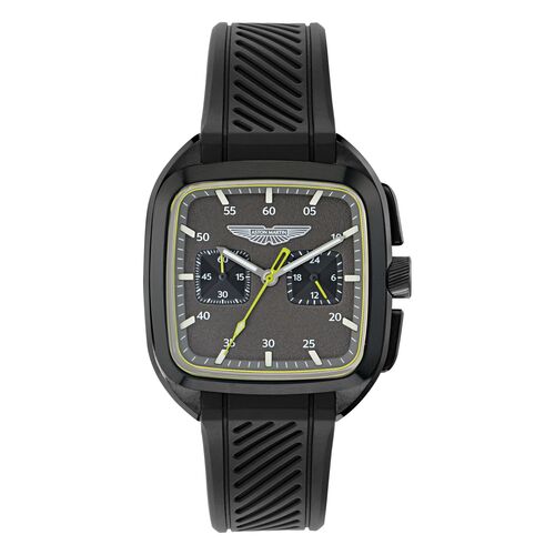 ASTON MARTIN Herren Uhr Chronograph Armbanduhr AML ICON MTIU1S605 Silikon