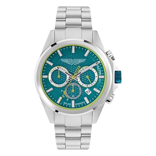 ASTON MARTIN Herren Uhr Chrono Armbanduhr AML THRILL MTRH2S602 Edelstahl