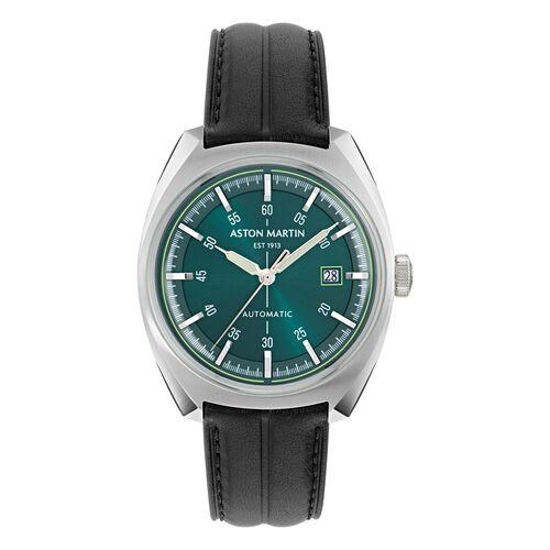 ASTON MARTIN Herren Automatik Uhr Armbanduhr AML TIMELESS MTTS2S603 Leder