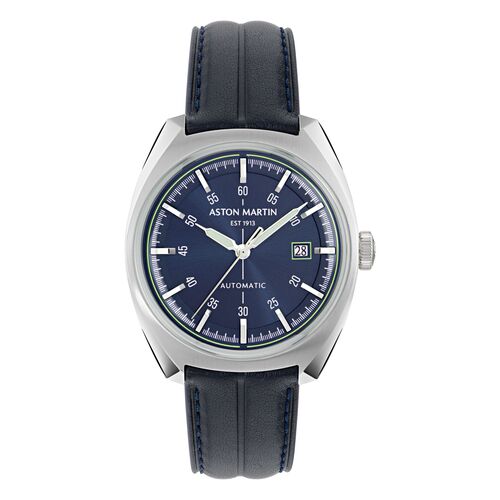 ASTON MARTIN Herren Automatik Uhr Armbanduhr AML TIMELESS MTTS2S604 Leder