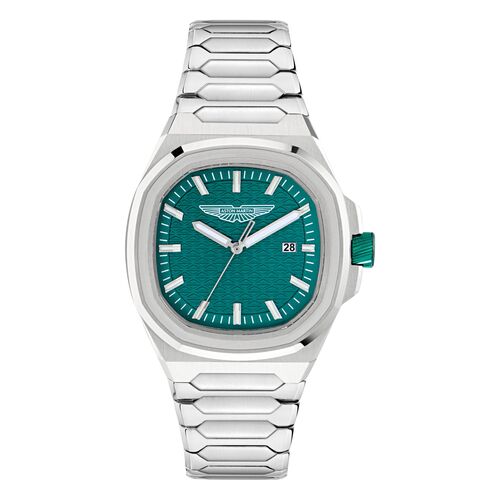 ASTON MARTIN Herren Uhr Analog Quarz AML ICON MTIG2S604 Edelstahl