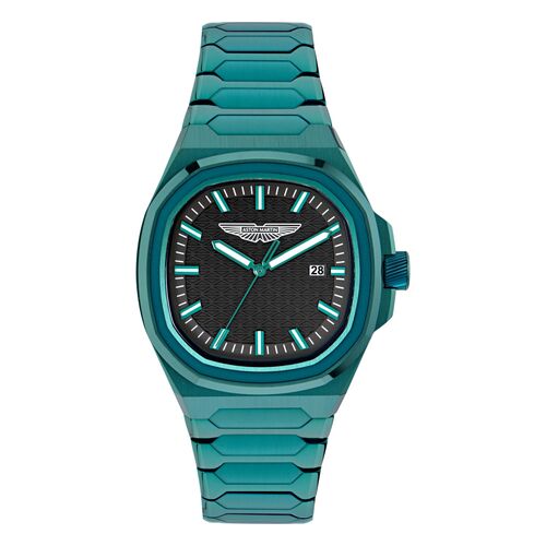 ASTON MARTIN Herren Uhr Analog Quarz AML ICON MTIG2S606 Edelstahl