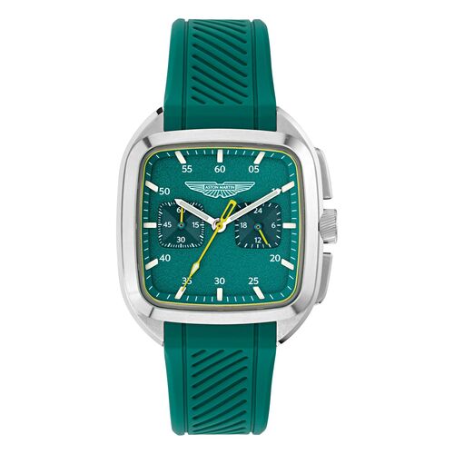 ASTON MARTIN Herren Uhr Chronograph Armbanduhr AML ICON MTIU1S603 Silikon