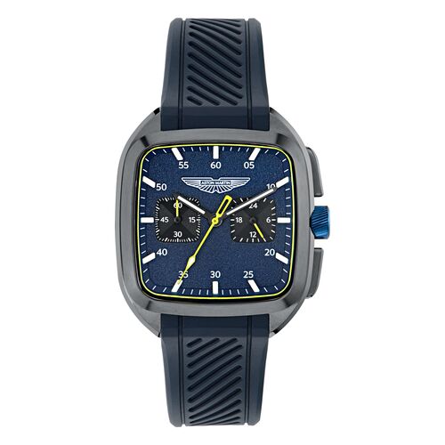 ASTON MARTIN Herren Uhr Chronograph Armbanduhr AML ICON MTIU1S604 Silikon