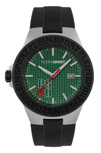 Plein Sport Herren Uhr Analog Quarz VORTEX PSRGA0326 Silikon