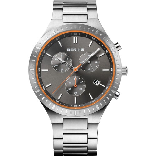 Bering Herren Uhr Armbanduhr Titan Chrono - 11743-709