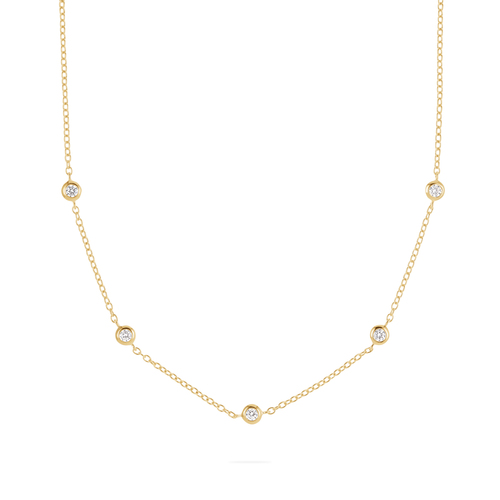 Esprit Damen Kette Halskette Silber goldfarben S.88672801