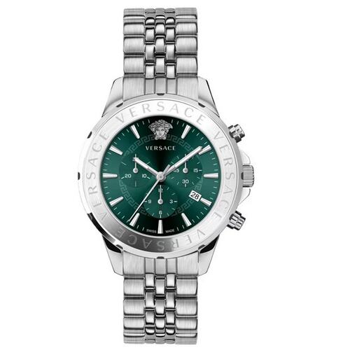 Versace Herren Uhr Armbanduhr Chronograph Signature VEV602425 Edelstahl
