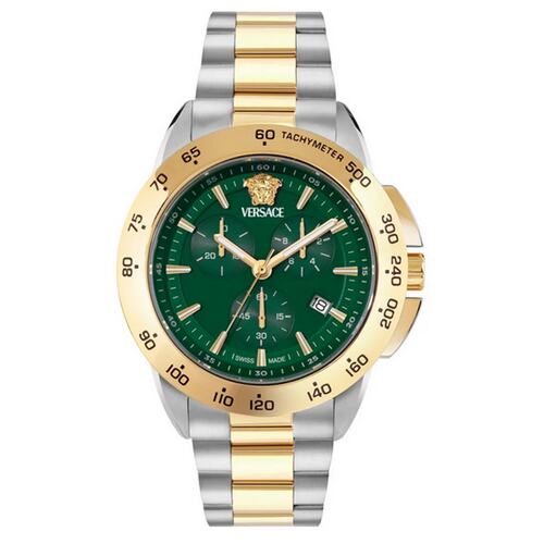 Versace Herren Uhr Armbanduhr V-SPORT CHRONO VEKIA0625 Edelstahl
