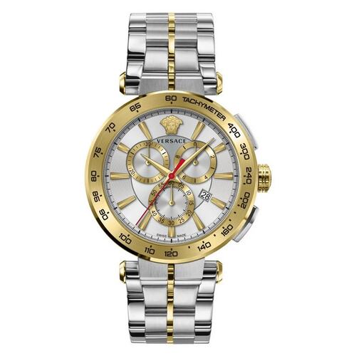 Versace Herren Uhr Armbanduhr Chronograph AION VE6CA0423 Edelstahl