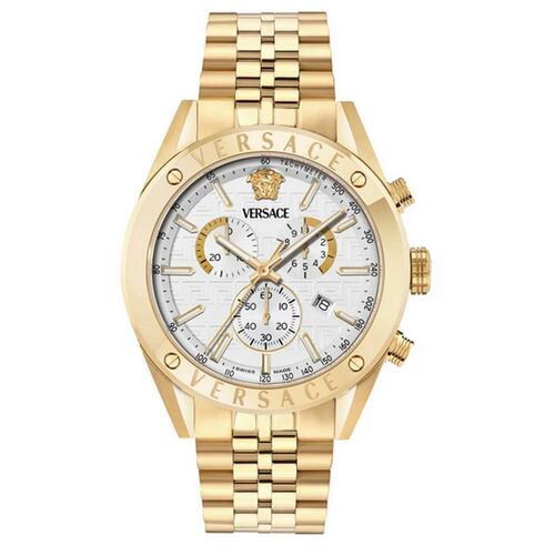 Versace Herren Uhr Armbanduhr Chronograph Athletic VEKJA0725 Edelstahl