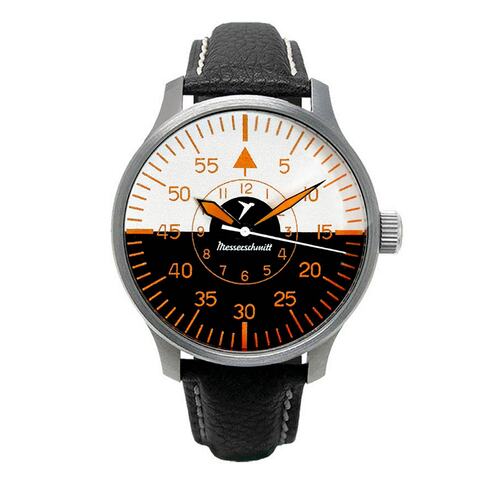 Aristo Herren Messerschmitt Uhr Fliegeruhr ME-3H272-LB Leder