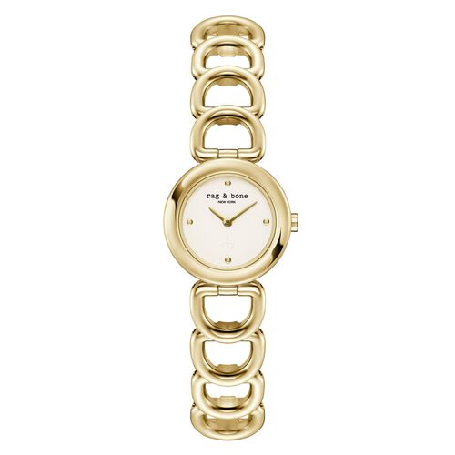 rag & bone Damen Analog Quarz Uhr Armbanduhr Spire RBL260006 Edelstahl