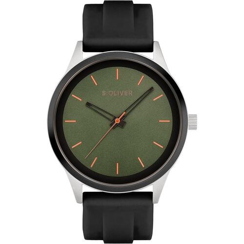 s.Oliver Herren Uhr Armbanduhr Silikon SO-4402-PQ