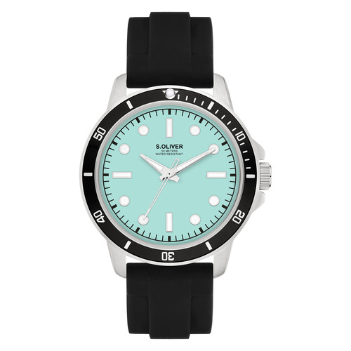 s.Oliver Herren Uhr Armbanduhr Silikon SO-4423-PQ