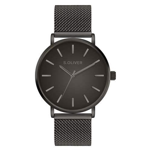 s.Oliver Herren Uhr Armbanduhr Edelstahl SO-4438-MQ