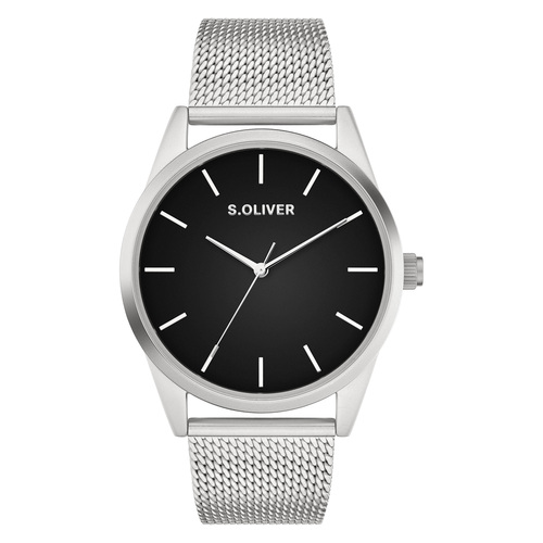 s.Oliver Herren Uhr Armbanduhr Edelstahl SO-4443-MQ