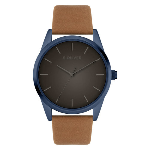 s.Oliver Herren Uhr Armbanduhr Leder SO-4444-LQ