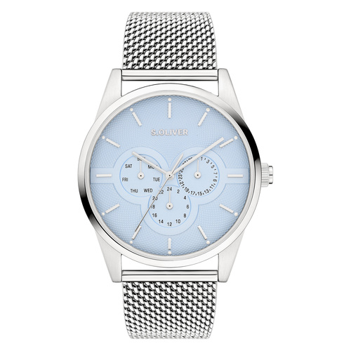 s.Oliver Herren Uhr Armbanduhr Edelstahl SO-4448-MM