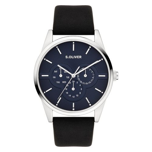 s.Oliver Herren Uhr Armbanduhr Leder SO-4450-LM