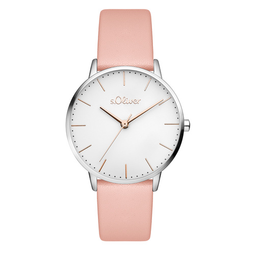 s.Oliver Damen Uhr Armbanduhr Leder SO-4468-LQ 