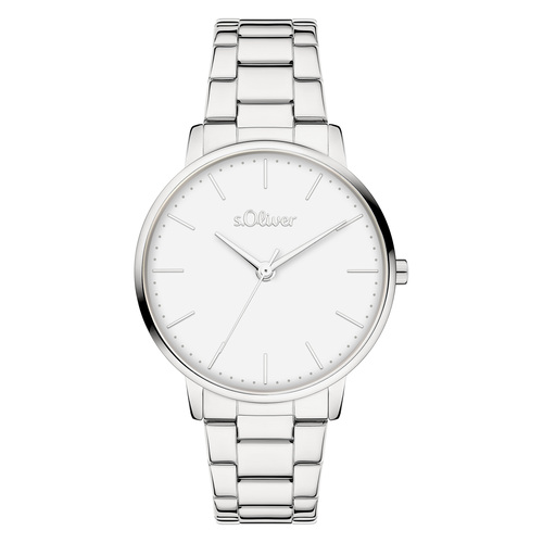 s.Oliver Damen Uhr Armbanduhr Edelstahl SO-4473-MQ