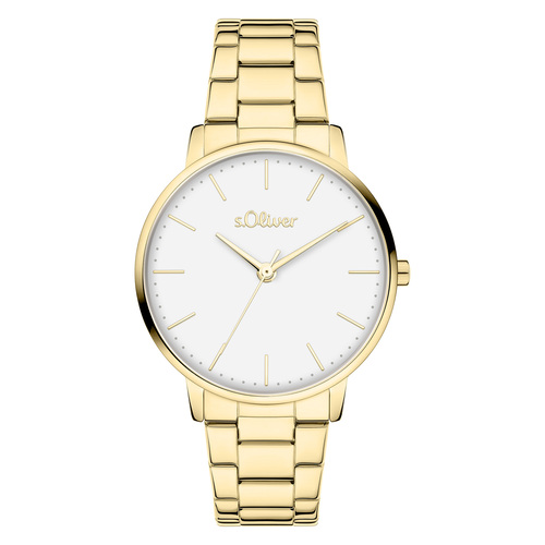 s.Oliver Damen Uhr Armbanduhr Edelstahl SO-4474-MQ