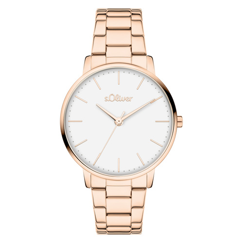 s.Oliver Damen Uhr Armbanduhr Edelstahl SO-4475-MQ