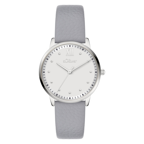 s.Oliver Damen Uhr Armbanduhr Leder SO-4486-LQ