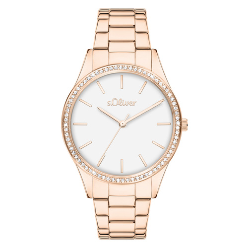 s.Oliver Damen Uhr Armbanduhr Edelstahl SO-4488-MQ
