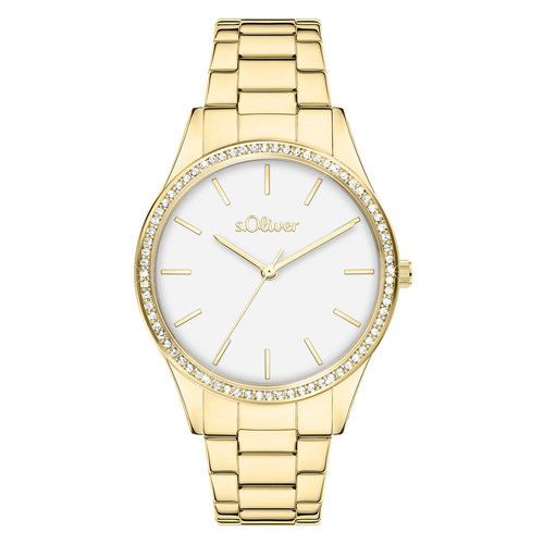 s.Oliver Damen Uhr Armbanduhr Edelstahl SO-4490-MQ