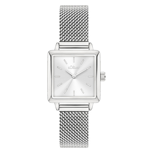 s.Oliver Damen Uhr Armbanduhr Edelstahl SO-4491-MQ