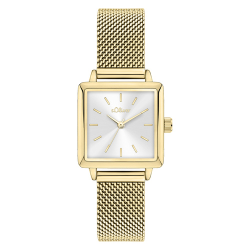 s.Oliver Damen Uhr Armbanduhr Edelstahl SO-4492-MQ