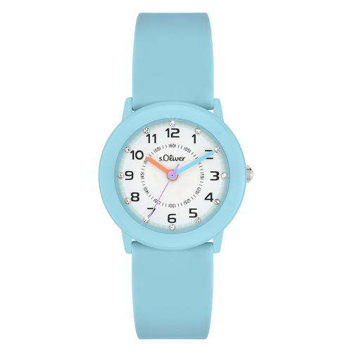 s.Oliver Uhr Kinder-Armbanduhr Kids M�dchen Silikon SO-4519-PQ